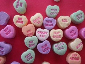 It might just be me, but I'm pretty sure the conversation hearts of my youth were more innocent.