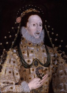 Queen Elizabeth I didn't get the memo about the cleavage. Evidently she had no sense of style at all.