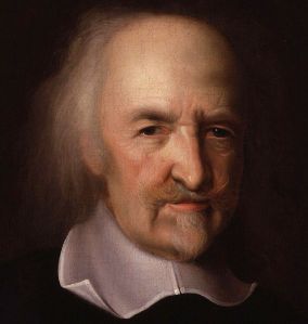 Thomas Hobbes, father of modern political philosophy, and pretty sure you're kind of a jerk.     "Thomas Hobbes (portrait)" by John Michael Wright - National Portrait Gallery: NPG 225While Commons policy accepts the use of this media, one or more third parties have made copyright claims against Wikimedia Commons in relation to the work from which this is sourced or a purely mechanical reproduction thereof. This may be due to recognition of the "sweat of the brow" doctrine, allowing works to be eligible for protection through skill and labour, and not purely by originality as is the case in the United States (where this website is hosted). These claims may or may not be valid in all jurisdictions.As such, use of this image in the jurisdiction of the claimant or other countries may be regarded as copyright infringement. Please see Commons:When to use the PD-Art tag for more information.See User:Dcoetzee/NPG legal threat for more information.This tag does not indicate the copyright status of the attached work. A normal copyright tag is still required. See Commons:Licensing for more information.English | Español | Français | Magyar | Italiano | Македонски | Türkmençe | +/−. Licensed under Public Domain via Wikimedia Commons - http://commons.wikimedia.org/wiki/File:Thomas_Hobbes_(portrait).jpg#mediaviewer/File:Thomas_Hobbes_(portrait).jpg