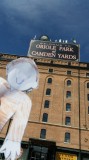 Oriole Park at Camden Yards. Completed in 1992, this is the first of the new old (or retro) baseball stadiums that have since swept the nation. Yesterday it became the place where the Baltimore Orioles offered imaginary autographs to absent fans and defeated the White Sox with no one there to watch.