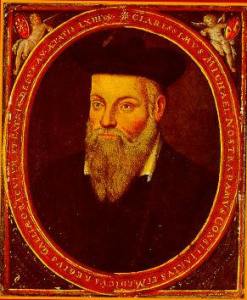 Nostradamus predicted the end in 1999, but it seems maybe he wasn't so certain, because he also thought the year 3797 a likely candidate for a fiery apocalypse. [Public Domain] via Wikimedia Commons