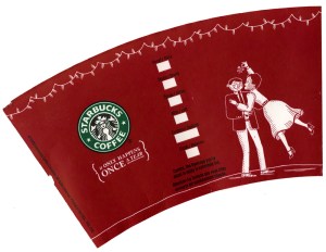 Because nothing says Jesus like levitating under the mistletoe. photo credit: Starbucks 'Red Cup' 2005 (mistletoe) via photopin (license)