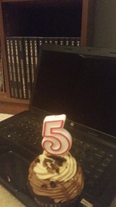 bloggiversary cupcake