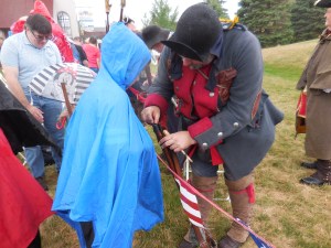 Cass River Colonial Reenactment poncho